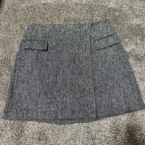 Vince Camuto (size 12) wrap grey pencil skirt
